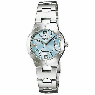 casio watch blue face