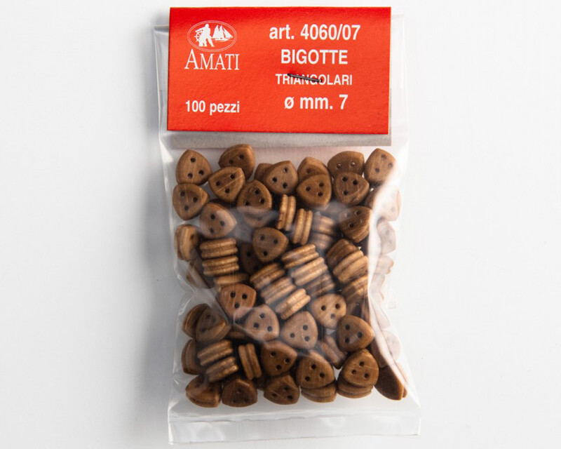 Bigotte triangolari 7 mm (100 pz) AM4060-07 - amati modellismo