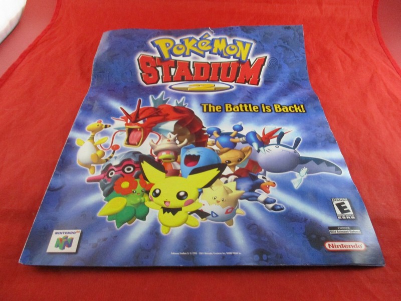 Pokemon Stadium 2 64 N64 Wal-Mart Promotional Ad Deals Flyer Nintendo Promo #TC