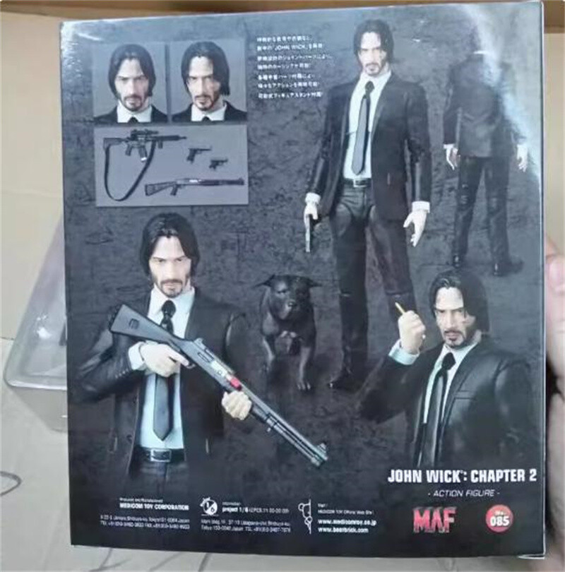 New Mafex No. 085 John Wick Chapter 2 Action Figure Pvc Toys In