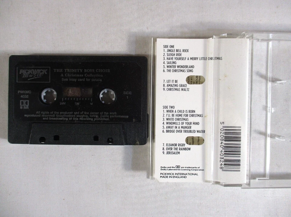 TRINITY BOYS CHOIR - A CHRISTMAS COLLECTION, 1990 CASSETTE TAPE - Image 3 of 3