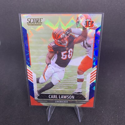 2021 Score #102 Carl Lawson Blue Explosion    #04/20 Cincinnati Bengals 