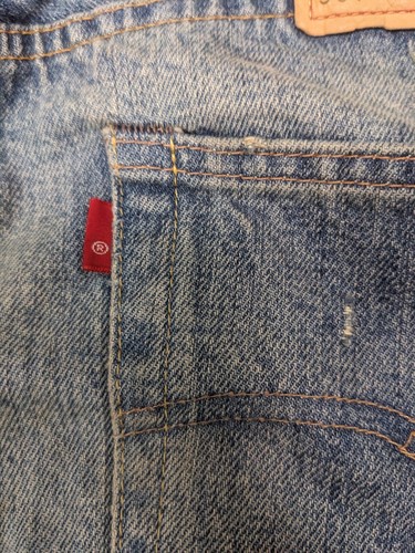 Levis Vintage Clothing LVC Retro 501XX Redline Selvedge Denim Jeans SS 28x32 - Picture 8 of 16