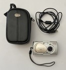 Olympus Digital Camera Camedia Brio D-230 2.0Mp Silver W/ Cords & Case - Tested