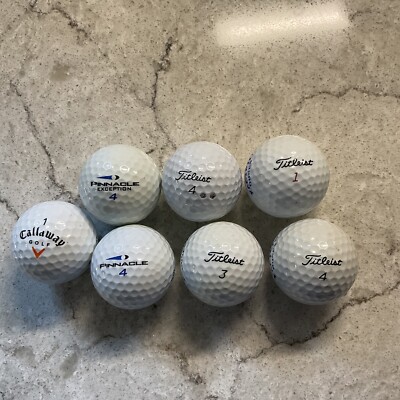 Lot of 7 Titleist, Callaway, Pinnacle Bandon / Pacific Dunes