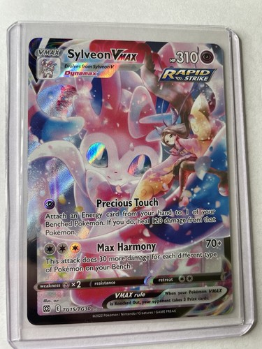 Sylveon VMAX TG15/TG30 Swsh09: Brilliant Stars Trainer Gallery Holo