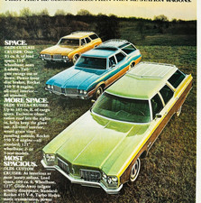 1972 Oldsmobile Cutlass Cruiser Wagon Advertisement Vintage Automobile Dww10e
