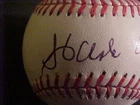 HANK AARON AUTOGRAPHED 715 HR BASEBALL STAMPED & DATED HOLOGRAM MINT-MINT