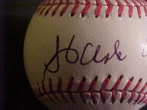 HANK AARON AUTOGRAPHED 715 HR BASEBALL STAMPED & DATED HOLOGRAM MINT-MINT