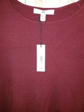 Banana Republic Flare-Sleeve Red Midi Sweater Dress Size XL
