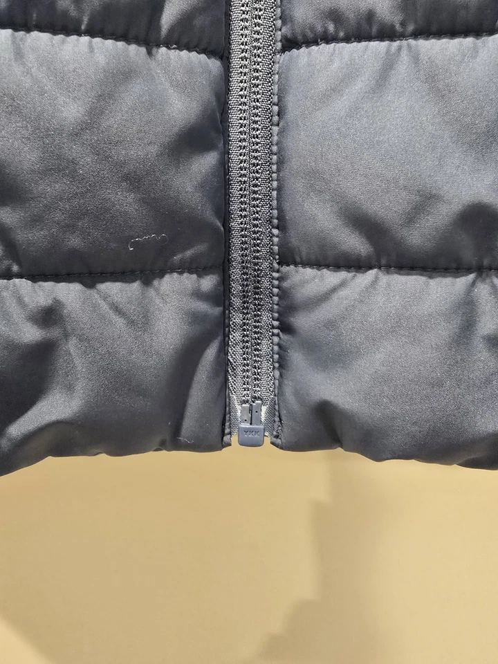 Adidas Niñas Clásica Puffer Chaqueta Acogedora Forrada de Vellón Med 10/12 LT Azul Marino A Foto 3 de 4
