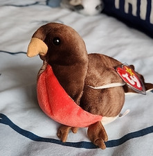 Ty Beanie Babies Early The Robin Retired with Tags Mint Condition