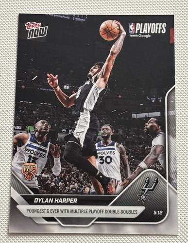 Image via eBay listing Dylan Harper - 2025-26 NBA Topps NOW® - Card 309 - PR: 3866
