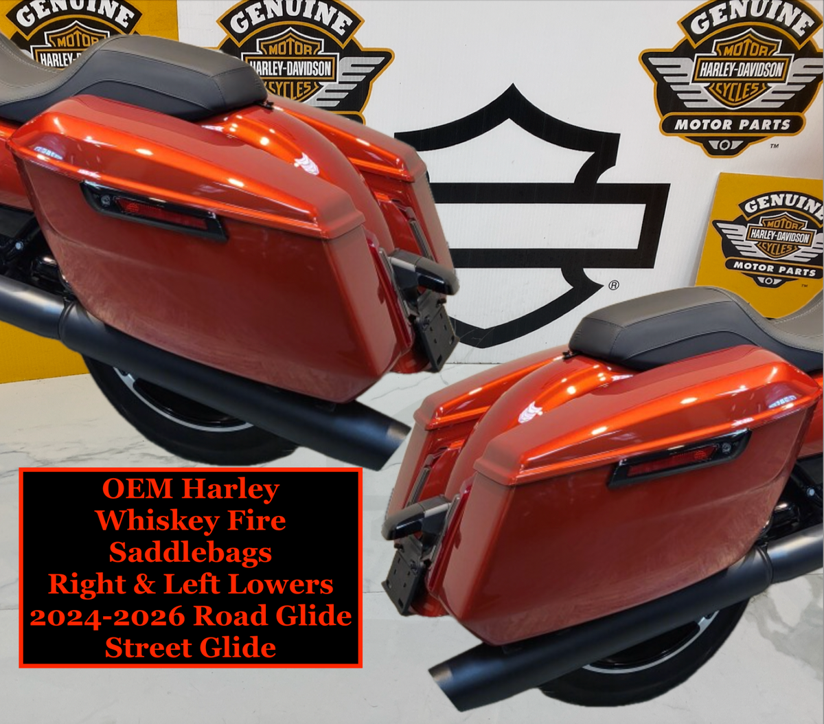 24-26 Factory OEM Harley 2024/2026 Street Road Glide Saddlebags