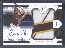 2021 National Treasures TUCUPITA MARCANO #235 RC Rookie Patch Auto /99 Padres
