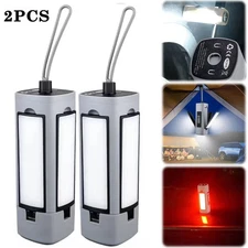 2PACK Camping LED Lamp Rechargeable Flashlight Tent Light Outdoor Hiking Lantern