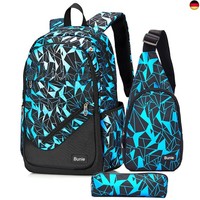 Bunie Schulrucksack Jungen Teenager Kinder GroßE Schule Rucksack MäDchen S