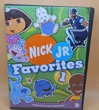 Nick Jr. Favorites - Vol. 1 (DVD, 2005) Dora Blues Clues LazyTown Little Bill
