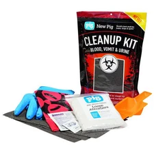Pig Spill Kit, 18 oz Volume Absorbed per Kit, Not Applicable Capacity, Bag, Red