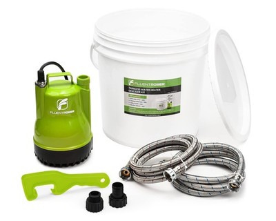 FLUENTPOWER Tankless Water Heater Descaling Flush Kit, Includes 1/4HP Submers...