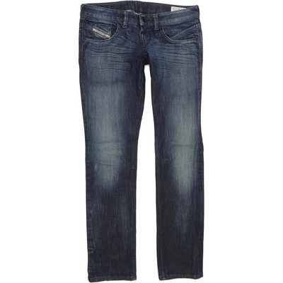 Diesel Lowette 008W8  Damen Blau Straight Slim Stretch Jeans W28 L30 (68524)