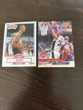 Sean Elliott Spurs (2) Cards Excellent Condition