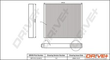 Dr!ve+ Filter, Innenraumluft DP1110.12.0013 für CHEVROLET OPEL