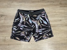 Rip Curl Mirage Mason Native Board Shorts Size 36 Black Surf Swim Floral