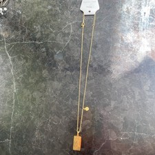 Horoscope pendant necklace Virgo 18 karat gold plated