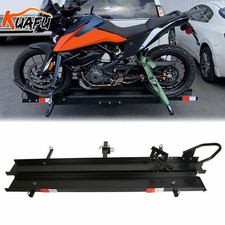 600lbs Motorcycle Carrier Mount Dirt Bike Rack Hitch Hauler Steel Wloading Ramp 600lbs Motorcycle Carrier Mount Dirt Bike Rack Hitch Hauler Steel Wloading Ramp