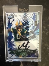 Matthew Golden Wild Card Splat 1/1 Rookie Auto