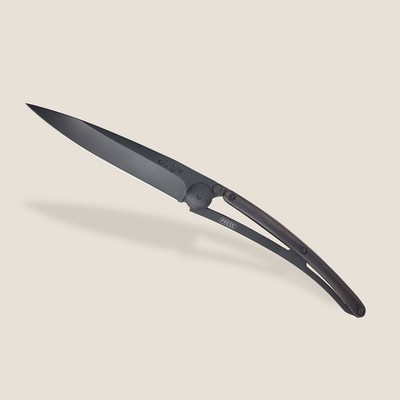 Taschenmesser  ''Wood'' Schwarz Ebenholz 37g, deejo
