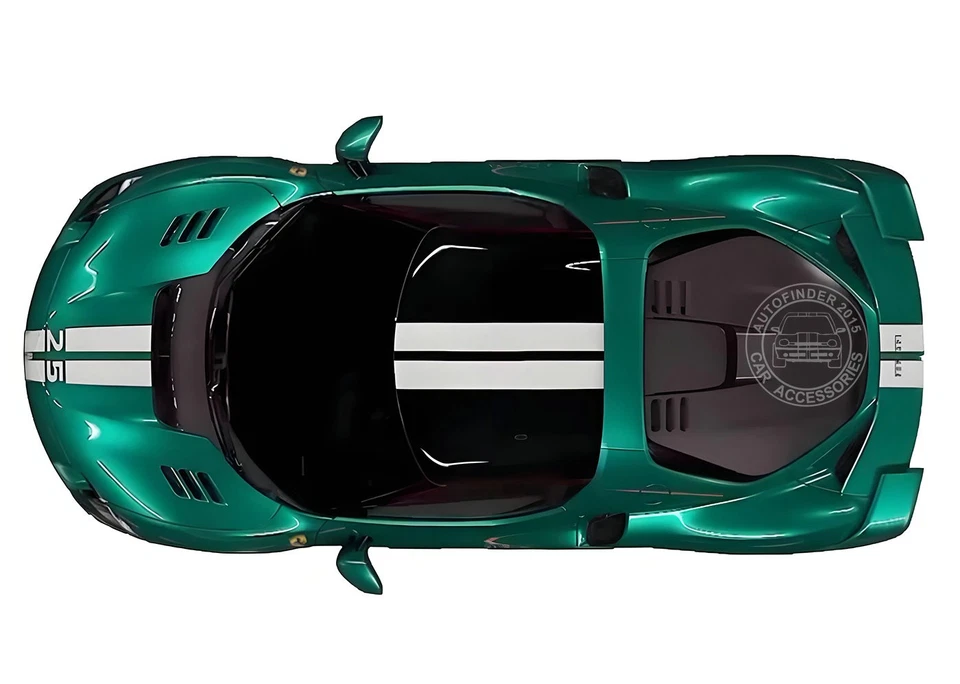 Graphics Decal For Ferrari 296 Speciale Racing Stripes Hood Roof Rear Stickers - Изображение 3 из 4