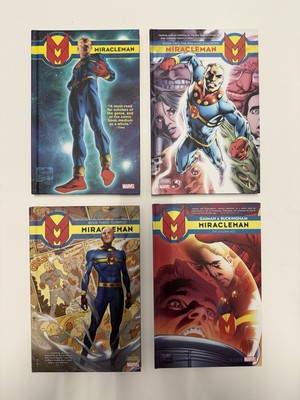 Miracleman by Alan Moore 1 2 3 + The Golden Age 4 Marvel Hardcover HC Gaiman