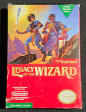 Broderbund Legacy of the Wizard (Nintendo NES, NTSC-U/C)  Complete In Box 