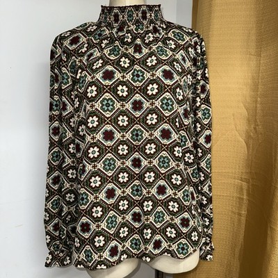 floral and ivy Women s blouse Fall Outfit Large