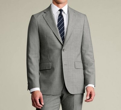 Charles Tyrwhitt Blazer/Jacke 100% Merino 120er Wolle Stretch Haifischleder UVP 349£