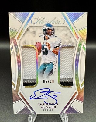 2024 Flawless Donovan McNabb Dual Patch Auto Silver /20 Eagles
