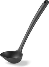 Hoffmann Schöpfkelle Aus Edelstahl Mit Silikonummantelung – Bpa-Frei, 32 Cm, Ant