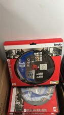 KWB Circular Saw Blade Set 3pc TCT 250mm 80/60/40 Teeth Mitre Table Saw 589395