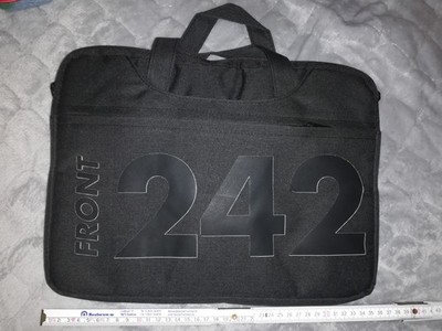 Front 242 Laptop Notebook Tasche Aktentasche 36 x 27 cm Schwarz aus Sammlung