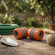 F&uuml;r Gartenarbeiten Schlauchverbinder alterungsbest&auml;ndiger Kunststoff f&uuml;r Au&szlig;