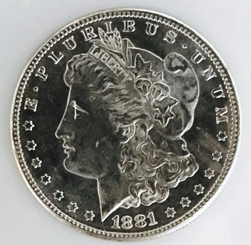 1881 S MORGAN DOLLAR! GEM BU+++! PROOF LIKE MONSTER! BEAUTIFUL PIECE! NR #K2864