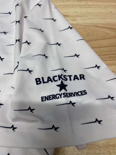 Horn Legend Golf Poloshirt Gr. L weiß Bambus anthrazit Luxus Blackstar Logo - Bild 5 von 13