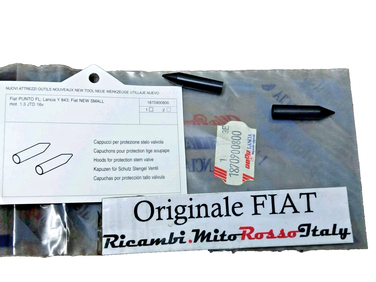 Kit Protezione Valvole x2 per FIAT e LANCIA | Tappini Stelo Professionali
