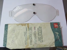 Bouton Eye Protection Protective Safety Goggles CLEAR REPLACEMENT LENSES Vintage