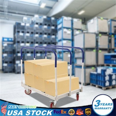 1000 lbs Heavy Duty planks Cart Trolley Steel Panel Truck Trolley With 4 Wheels