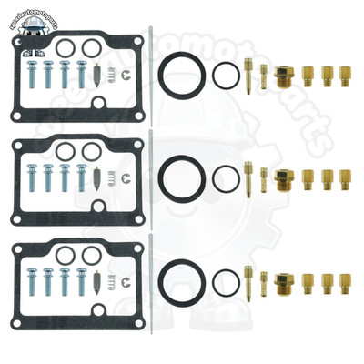 3PCS New Carburetor Repair Rebuild Kit Fit Polaris Indy XLT 600 (1995-1997)