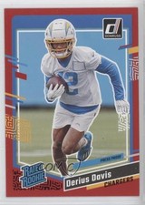2023 Panini Donruss Rated Rookie Press Proof Red Derius Davis #351 00gy