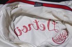 Vtg 1970s DETROIT RED WINGS Satin JACKET M White SEWN-ON Aristo-Jac By Hilton — photo 5